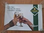 3 x Leeuw bier poster , het bier dat vrienden maakt, Reclamebord, Plaat of Schild, Ophalen of Verzenden, Zo goed als nieuw, Leeuw