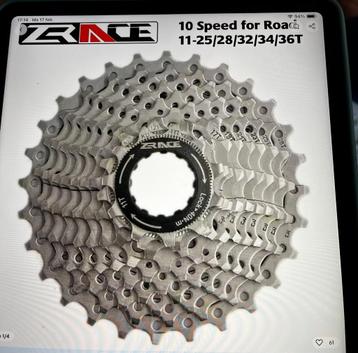 Zrace 10 speed cassette 11 - 25 beschikbaar voor biedingen