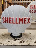 ShellMex benzinepomp globe glas jaren 40, Ophalen of Verzenden, Zo goed als nieuw