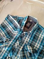 Heren overhemd korte mouw maat 3XL, Overige kleuren, Verzenden, Angelo Litrico, Zo goed als nieuw