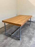 Steigerhouten tafel 1x2 meter, Huis en Inrichting, Tafels | Eettafels, Ophalen