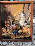 Prachtig handwerk schilderij 60 x 76, Antiek en Kunst, Ophalen of Verzenden