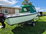 Prachtige SamSam console,toer of visboot met complete huif., Watersport en Boten, Ophalen, Gebruikt, Tot 10 pk, 3 tot 6 meter