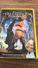 Dvd de gelaarsde kat, Cd's en Dvd's, Dvd's | Tekenfilms en Animatie, Alle leeftijden, Ophalen of Verzenden, Zo goed als nieuw