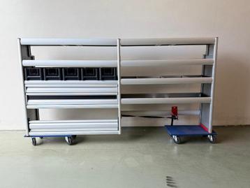 Gema bedrijfswageninrichting/ Kast met bakjes / Lades / L2H1 beschikbaar voor biedingen