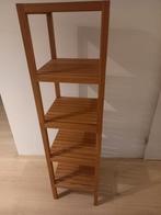 Ikea Molger Badkamerrek - Houten Opbergrek, Huis en Inrichting, Badkamer | Badkamermeubels, Ophalen, (Half)hoge kast, Minder dan 50 cm