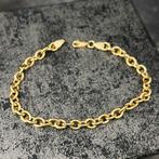 14k gouden armband jasseron schakel, Ophalen of Verzenden, Nieuw, Goud