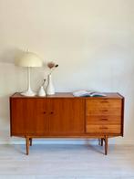 Vintage midcenturyDeens dressoir / sideboard in teak 1960’s, Ophalen, Gebruikt, 100 tot 150 cm, Vintage Midcentury