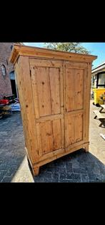 Erg mooie geleefde oude grenen kast, meer dan 100 jaar oud, Ophalen, Gebruikt, Minder dan 50 cm, 105 cm of meer