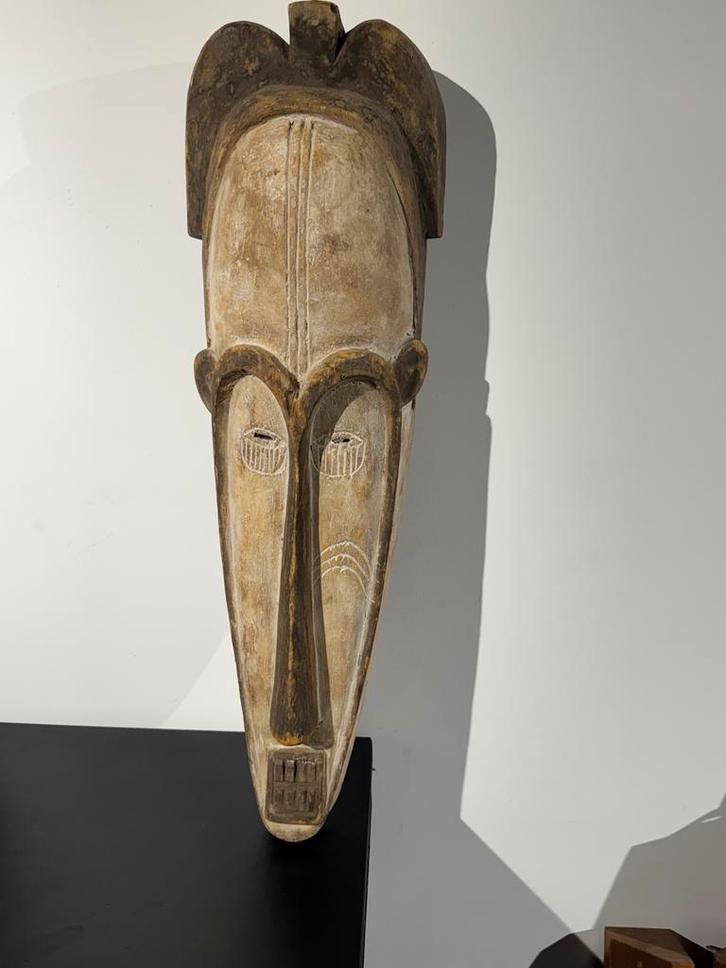 Authentiek Afrikaans Fang Masker, Antiek en Kunst, Kunst | Niet-Westerse kunst, Ophalen of Verzenden