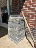 Grijze terrastegels stenen beton, Ophalen, Zo goed als nieuw, 10 m² of meer, Beton