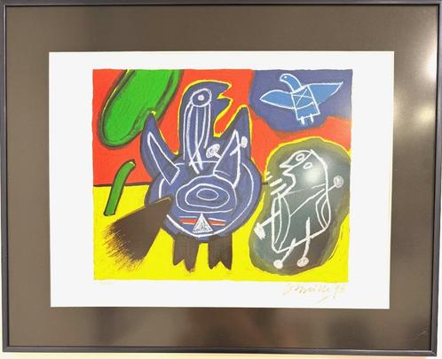Corneille litho met museumglas, Antiek en Kunst, Kunst | Litho's en Zeefdrukken, Ophalen