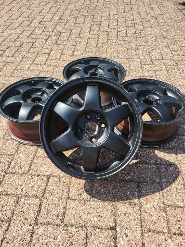 Mooi setje Velgen 4x100 15 inch, Auto-onderdelen, Overige Auto-onderdelen, Alfa Romeo, Amerikaanse onderdelen, Audi, BMW, Citroën
