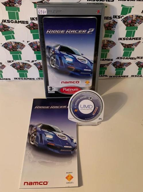 Ridge Racer 2 - PSP - Platinum - Iksgames, Spelcomputers en Games, Games | Sony PlayStation Portable, Zo goed als nieuw, Racen en Vliegen
