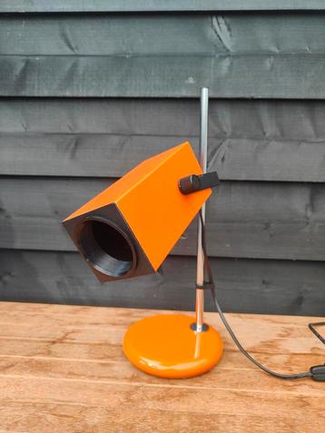 Space Age vintage tafellamp oranje beschikbaar voor biedingen
