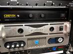 Omnitronic P-1500. In goede staat 2x750 watts  b.v Carnaval, Ophalen, Gebruikt, 500 tot 1000 watt, P.A.