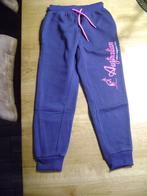 Australian donkerblauw met roze joggingbroek 122, Meisje, Ophalen of Verzenden, Broek, Zo goed als nieuw