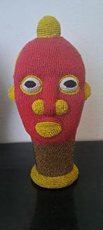 Kralenhoofd Bamileke uit Kameroen, Antiek en Kunst, Kunst | Niet-Westerse kunst, Verzenden