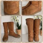 🌹AQA instaplaarzen, suede, maat 41, Bruin, Lage of Enkellaarzen, AQA, Ophalen of Verzenden