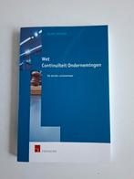 Wet Continuïteit Ondernemingen - Alain Zenner, Alain Zenner, Ophalen of Verzenden, Alpha, WO