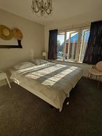 Logeerbed/Boxspring 160x210 + nachtkastjes, Ophalen, Gebruikt, Overige kleuren, 210 cm