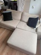 Bank met poef (Kivik IKEA), Huis en Inrichting, Banken | Sofa's en Chaises Longues, Ophalen, Zo goed als nieuw