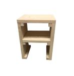 Steigerhouten nachtkastje Erik | Steigerhouten kruk Erik, Ophalen of Verzenden, Nieuw, Hout