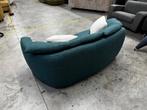 Leolux 2,5-zitsbank kleur petrolblauw, Huis en Inrichting, Banken | Bankstellen, Ophalen of Verzenden, Zo goed als nieuw, 75 tot 100 cm