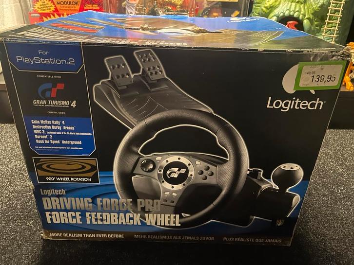 Logitech Driving Force Pro - Playstation - Retro Gaming, Spelcomputers en Games, Spelcomputers | Overige Accessoires, Gebruikt