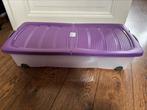 Rolbox opvergbak  voor onder bed  met wieltjes, Doe-het-zelf en Verbouw, Kratten en Dozen, Ophalen of Verzenden, Zo goed als nieuw