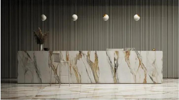 Tegel Stargres calacatta gold 60x120, Doe-het-zelf en Verbouw, Tegels, Nieuw, Vloertegels, Keramiek, 60 cm of meer, 60 cm of meer