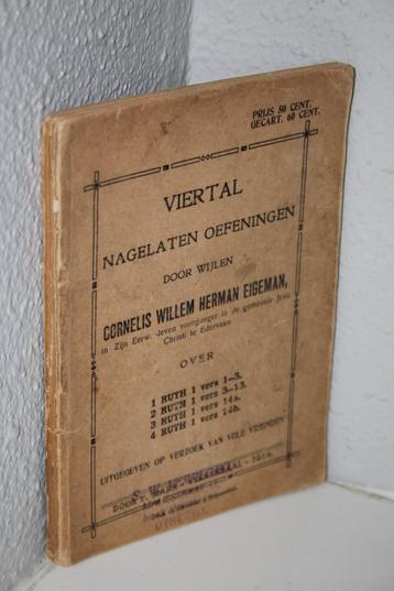 Viertal Oefeningen door C.W.H. Eigeman te Ederveen (1914)  beschikbaar voor biedingen