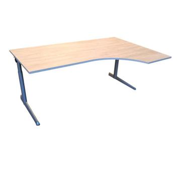 Ahrend 500 Hoekbureau Eiken Zilvergrijs B180xD120 Rechts beschikbaar voor biedingen