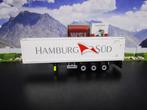 Wsi 03-1010 & 04-2186  Chassis & 40FT Hamburg Sud Reefer, Hobby en Vrije tijd, Modelauto's | 1:50, Ophalen, Nieuw, Bus of Vrachtwagen