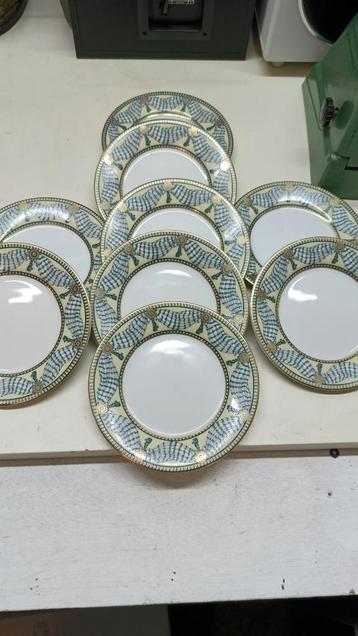 9x Muirfield ontbijtbordjes 16,5cm diameter beschikbaar voor biedingen