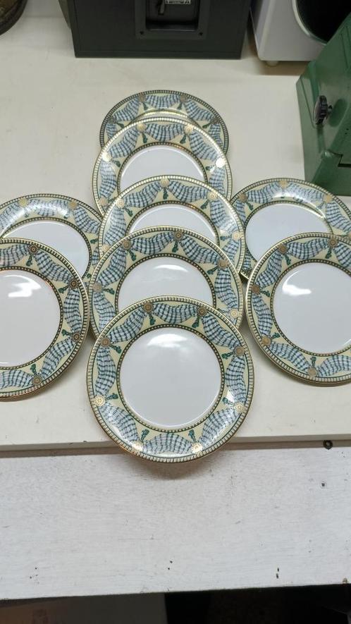 9x Muirfield ontbijtbordjes 16,5cm diameter, Huis en Inrichting, Keuken | Servies, Zo goed als nieuw, Bord(en), Overige stijlen