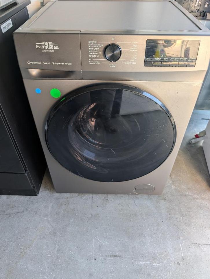 Everglades EVWDC91461AG Was-Droogcombinatie - 9KG-6KG, Witgoed en Apparatuur, Was-droogcombinaties, Zo goed als nieuw, 8 tot 10 kg