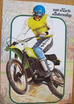 motorcrosser op een Kawasaki op nieuwe ansichtkaart, Verzenden, 1980 tot heden, Ongelopen, Sport en Spel