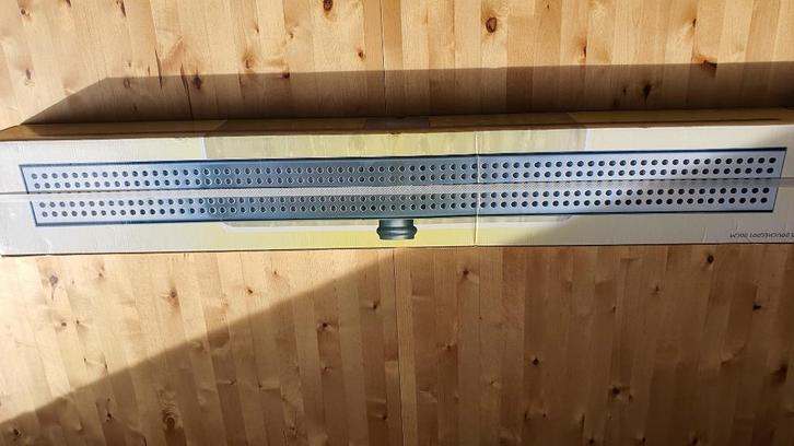 Douchegoot RVS 110cm met sifon, Doe-het-zelf en Verbouw, Sanitair, Nieuw, Douche, Koper, Rvs, Ophalen