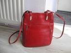 CREAZIONI ALESSANDRO rood leren rugtasje als nieuw, Ophalen of Verzenden, Zo goed als nieuw, Rood, Overige typen