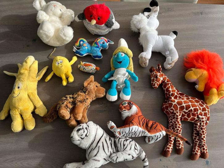 Diverse Knuffels - Leuke Collectie!, Kinderen en Baby's, Speelgoed | Knuffels en Pluche, Gebruikt, Overige typen, Ophalen of Verzenden