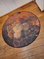 Rond vloerkleed - 120cm doorsnede, Ophalen, Zo goed als nieuw, Bruin, 100 tot 150 cm