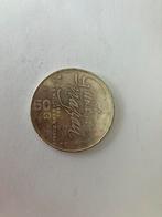 50 gulden munt 400e sterfjaar Prins  Willem van Oranje, Postzegels en Munten, Munten | Nederland, Koningin Beatrix, Zilver, Ophalen of Verzenden