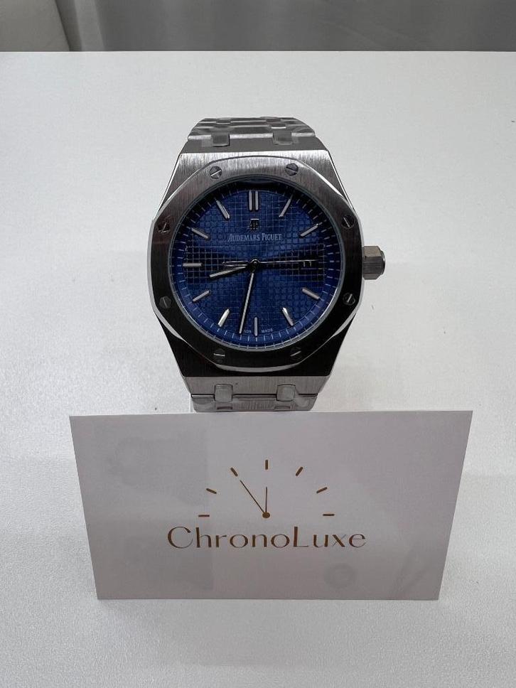 Audermars Piquet | Marine Blue, Sieraden, Tassen en Uiterlijk, Sporthorloges, Zo goed als nieuw, Android, Blauw, Ophalen of Verzenden