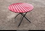 hardhouten terrastafels , gegalvaniseerd onderstel, Tuin en Terras, Tuintafels, Ophalen, Rechthoekig