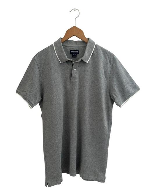 Woolrich polo M, Kleding | Heren, Polo's, Maat 48/50 (M), Grijs, Ophalen of Verzenden