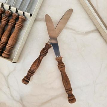 Vintage set van 6 botermesjes – in originele verpakking beschikbaar voor biedingen