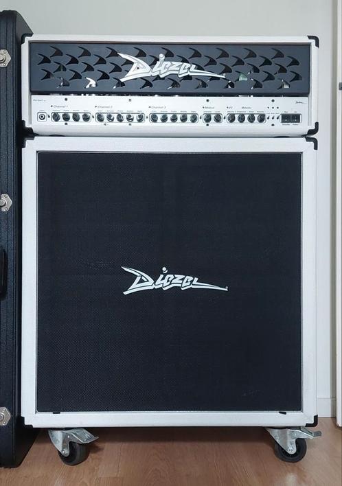 Diezel Herbert MKII 180W gitaarversterker (wit) met koffer, Muziek en Instrumenten, Versterkers | Bas en Gitaar, Gebruikt, Gitaar
