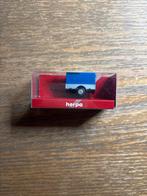 Herpa Miniatuur Blauwe Aanhanger Aanhanger, Ophalen of Verzenden, Zo goed als nieuw, Overige typen, Overige merken