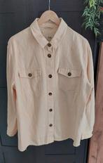 C&A Overhemd Blouse crème+zalmoranje XXL🙂, Beige, Maat 42/44 (L), Nieuw, Ophalen of Verzenden